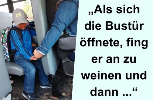 Schulbus-Fahrerin kümmert sich um verängstigten 4-Jährigen